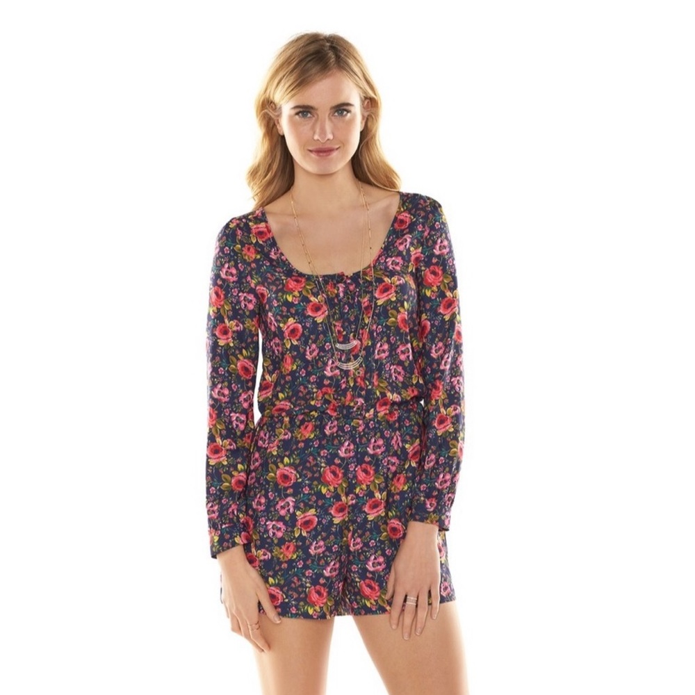 LC Lauren Conrad Long Sleeve Romper